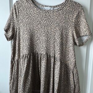 Leopard Print Women's Top